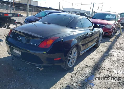 2002 Lexus Sc 430 из США, поврежденный, VIN JTHFN48Y520021506